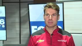 Racing driver Will Power gets ready for the IndyCar Series