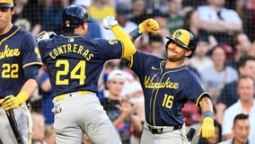 Brewers beat Red Sox, William Contreras hits 2-run homer