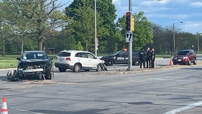 Glendale police chase into Milwaukee, driver arrested after crash