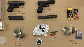 Oak Creek vehicle search leads to arrests; guns and drugs found