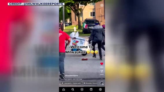 Viral video shows Milwaukee paletero's cart knocked over