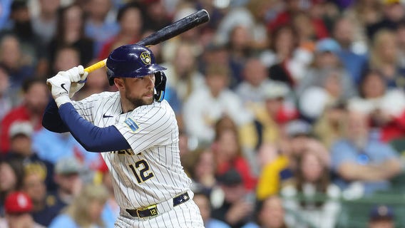 Brewers place Rhys Hoskins on injured list, recall Owen Miller