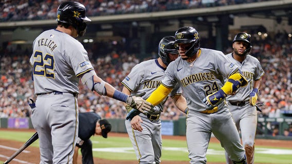 Brewers beat Astros, William Contreras hits 3-run home run