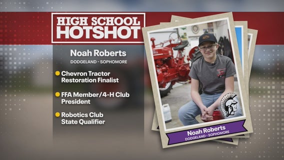 Dodgeland sophomore restoring tractors in grandpa's memory
