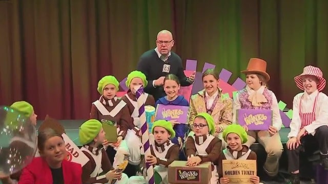 Kids taking over the stage at Sunset Playhouse in Elm Grove