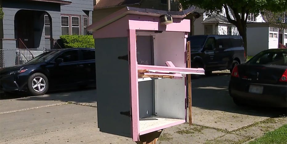 Little Free Library destroyed, Milwaukee woman plans to 'keep going'