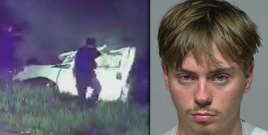 Milwaukee County police chase, crash; boy hurt, man charged