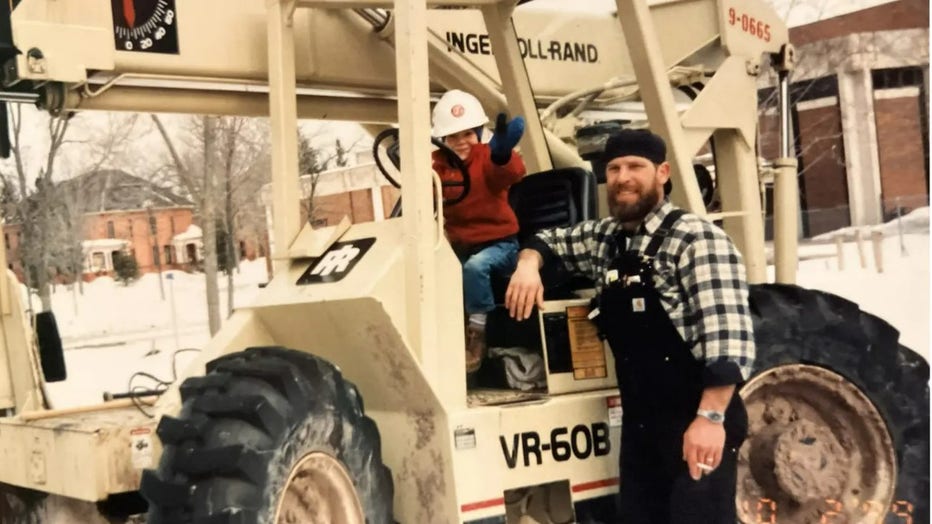 Tiffany Younk said she used to visit job sites with her father, Robert, when she was a young child. (Tiffany Younk / Fox News)