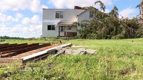 Watertown storm damage; family home in ruins