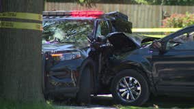 Milwaukee police squad hit during pursuit; officers, kids injured