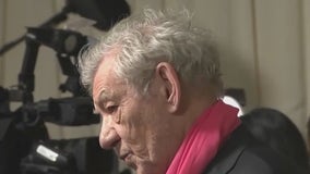 Ian McKellen hospitalized after falling off stage