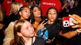 Kim Kardashian attends Summerfest; spotted at SZA concert