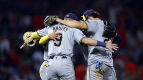 Brewers beat Angels, 2-0; Freddy Peralta outduels Tyler Anderson