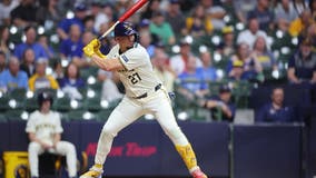 Brewers 6-3 victory over Rangers; Rhys Hoskins grand slam in 6th inning