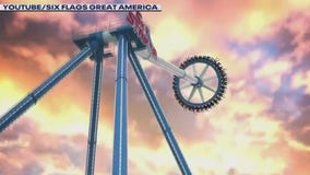 Six Flags unveils 'Sky Striker' ride; 17-story pendulum thrill attraction
