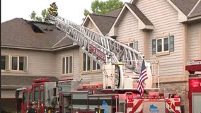 Waukesha condo complex fire; lightning strike suspected as cause