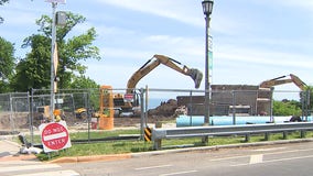 Whitefish Bay sinkhole work continues off Lake Drive