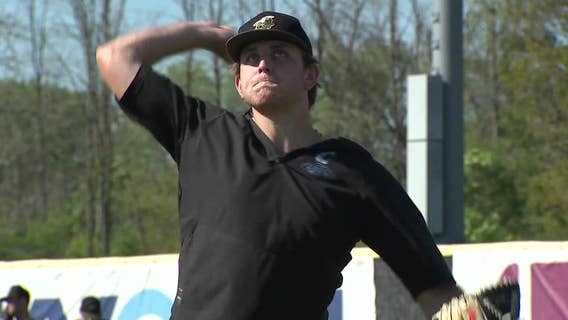 Arthur Liebau trades football for baseball