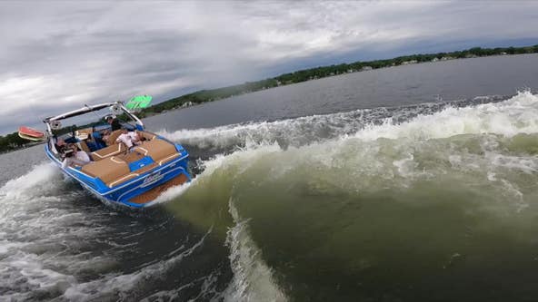 Wakesurfing boats on WI lakes; calls to restrict 'monster trucks' of water