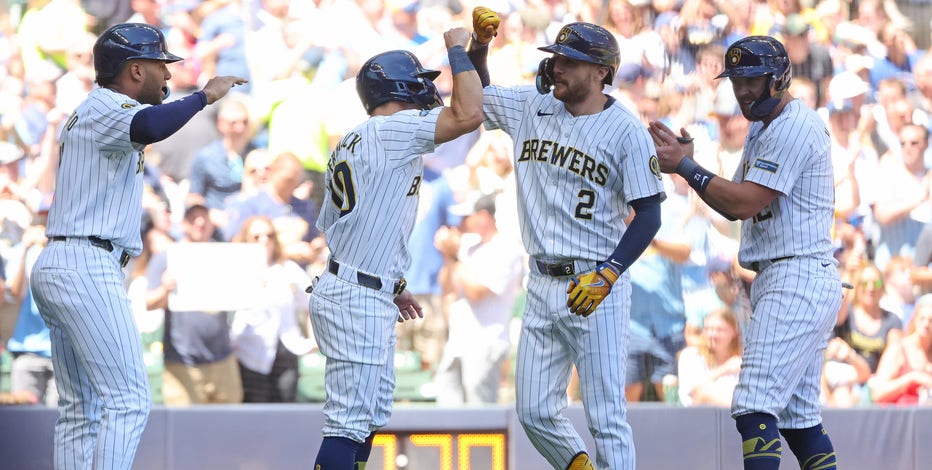 Brewers hit 5 grand slams in 8-game span, reversing earlier struggles