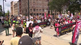 RNC Milwaukee march; protesters take to the streets