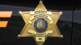 Walworth County pursuit: Motorcyclist wanted, squad crashed