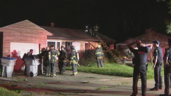 Milwaukee house fire, 46th and Hampton