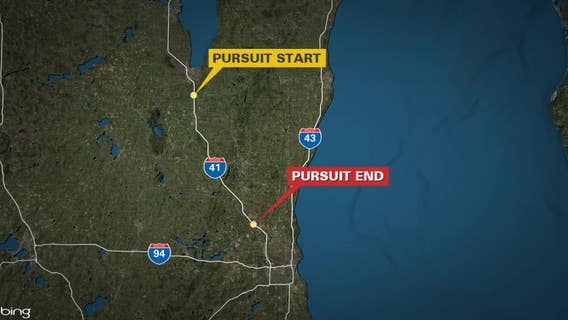 Wisconsin police chase lasts 41 miles; driver, passenger arrested