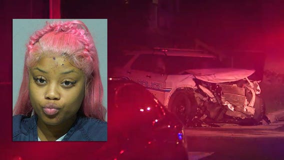 Whitefish Bay police chase, crash involving squad; woman charged