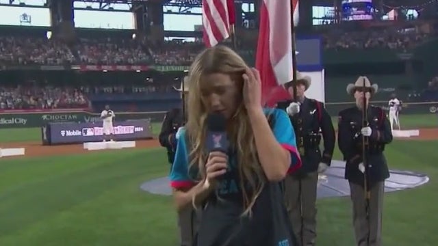 Singer Ingrid Andress apologizes for National Anthem performance