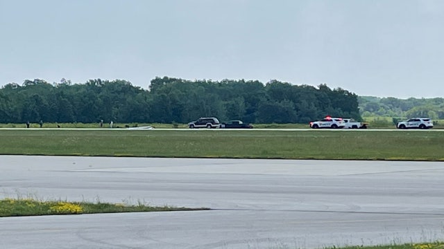 Airplane overturns while landing at West Bend Municipal Airport