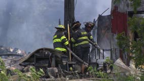 Fire destroys Racine County barn