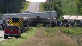 Train, manure truck collide in Sheboygan County; 1 dead