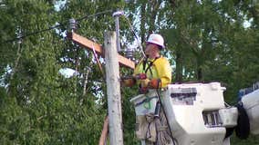 Wisconsin storm damage, power outages on hot Tuesday