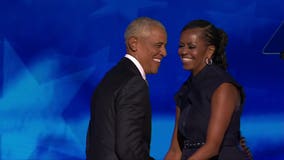 DNC 2024: Former President Barack Obama, Michelle Obama speak at night 2