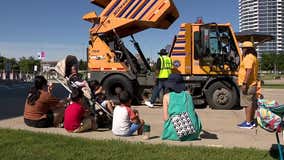 Discovery World 'Wheels & Water,' kids explore big vehicles