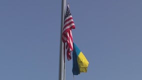 Local leaders host Ukrainian flag raising ceremony in Milwaukee