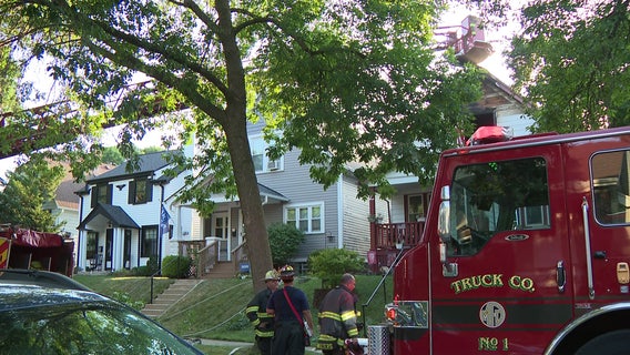 Milwaukee attic fire, 2 firefighters evaluated for heat injuries