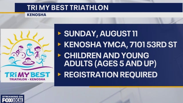 Tri My best Triathlon in Kenosha on Aug. 11