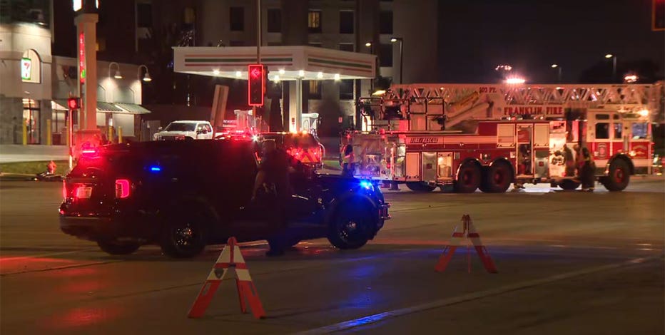 Franklin police chase of stolen car ends with crash at 76th and Rawson