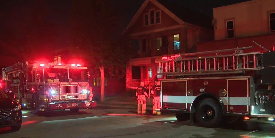 West Allis apartment fire; 81st and Greenfield, 3 families displaced