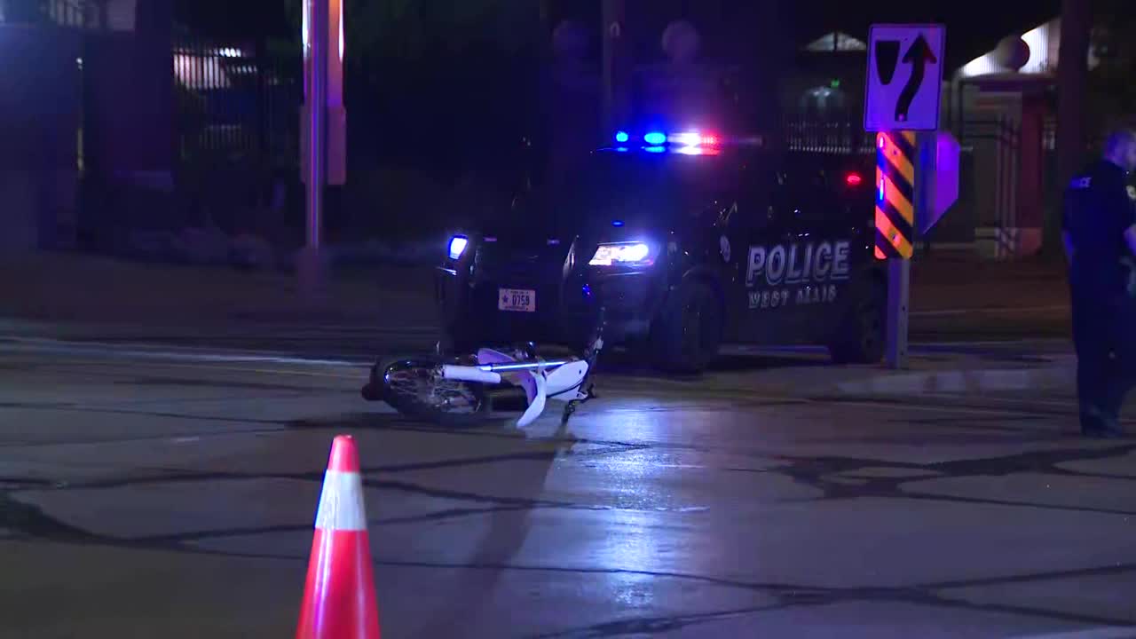 West Allis motorcycle crash; driver taken to hospital FOX6 Milwaukee