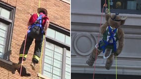 Fire chief, Bango rappel Milwaukee Athletic Club; here's why