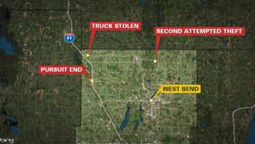 Washington County stolen pickup truck pursuit, driver arrested