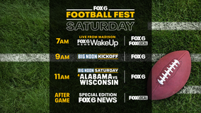 FOX6 Football Fest set for Saturday, Sept. 14, Sunday, Sept. 15