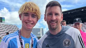 Sheboygan boy meets Lionel Messi thanks to Make-A-Wish
