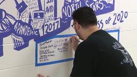 2020 Waukesha North High School graduates continue mural tradition