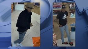 Menomonee Falls retail theft; police seek 2 men