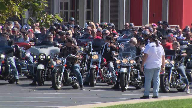 Fisher House Wisconsin poker run; motorcyclists turn out for benefit ride