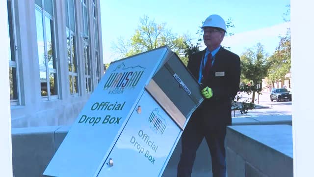 Wausau ballot drop box replaced after mayor carted it away